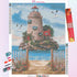 Lighthouse on the Small Island Diamond Painting