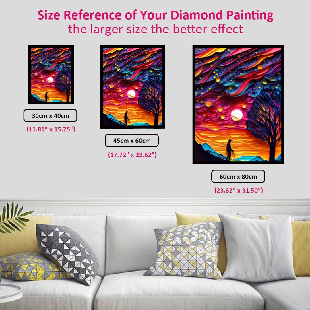 Different World View Diamond Painting