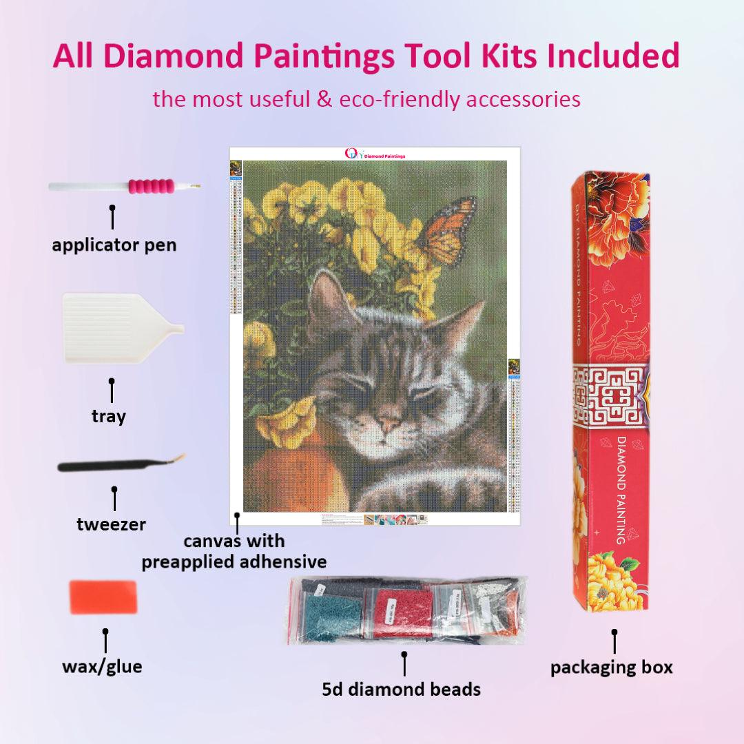 Sleeping Cat Diamond Painting
