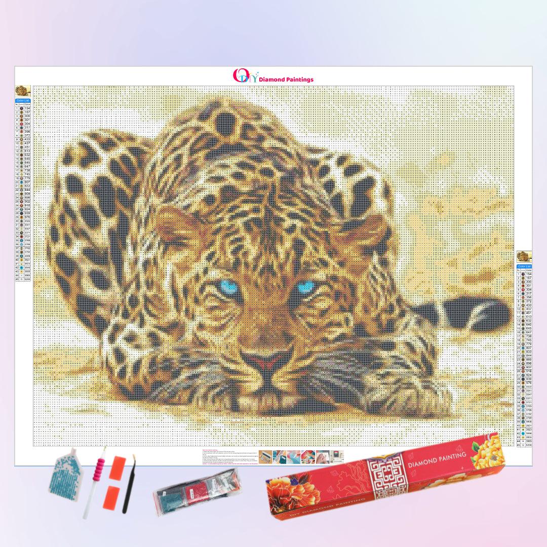 Boring Leopard Diamond Painting