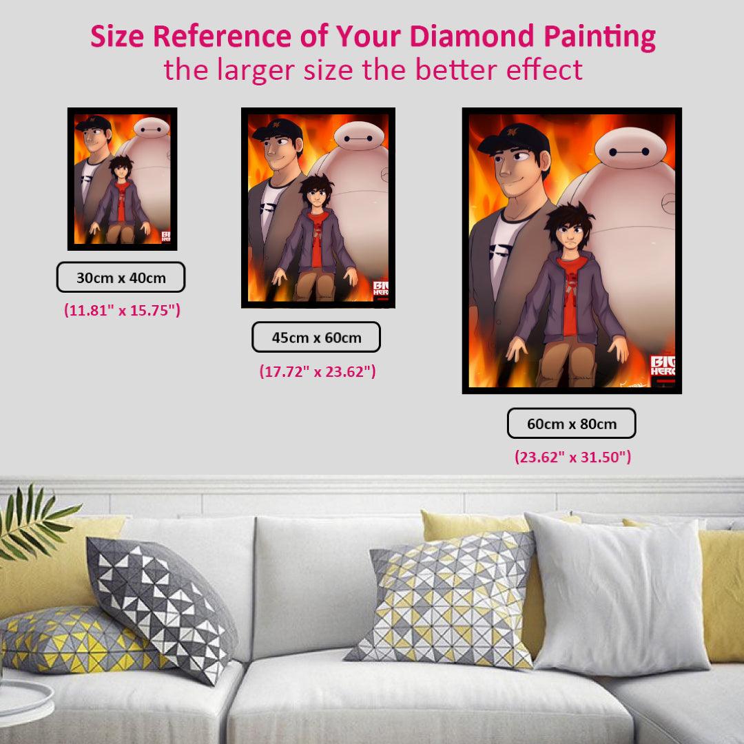 Big Hero Baymax Hiro & Tadashi Diamond Painting