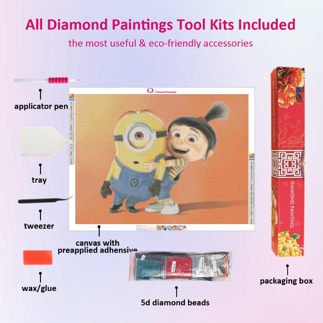 Agnes with Minions Diamond Painting