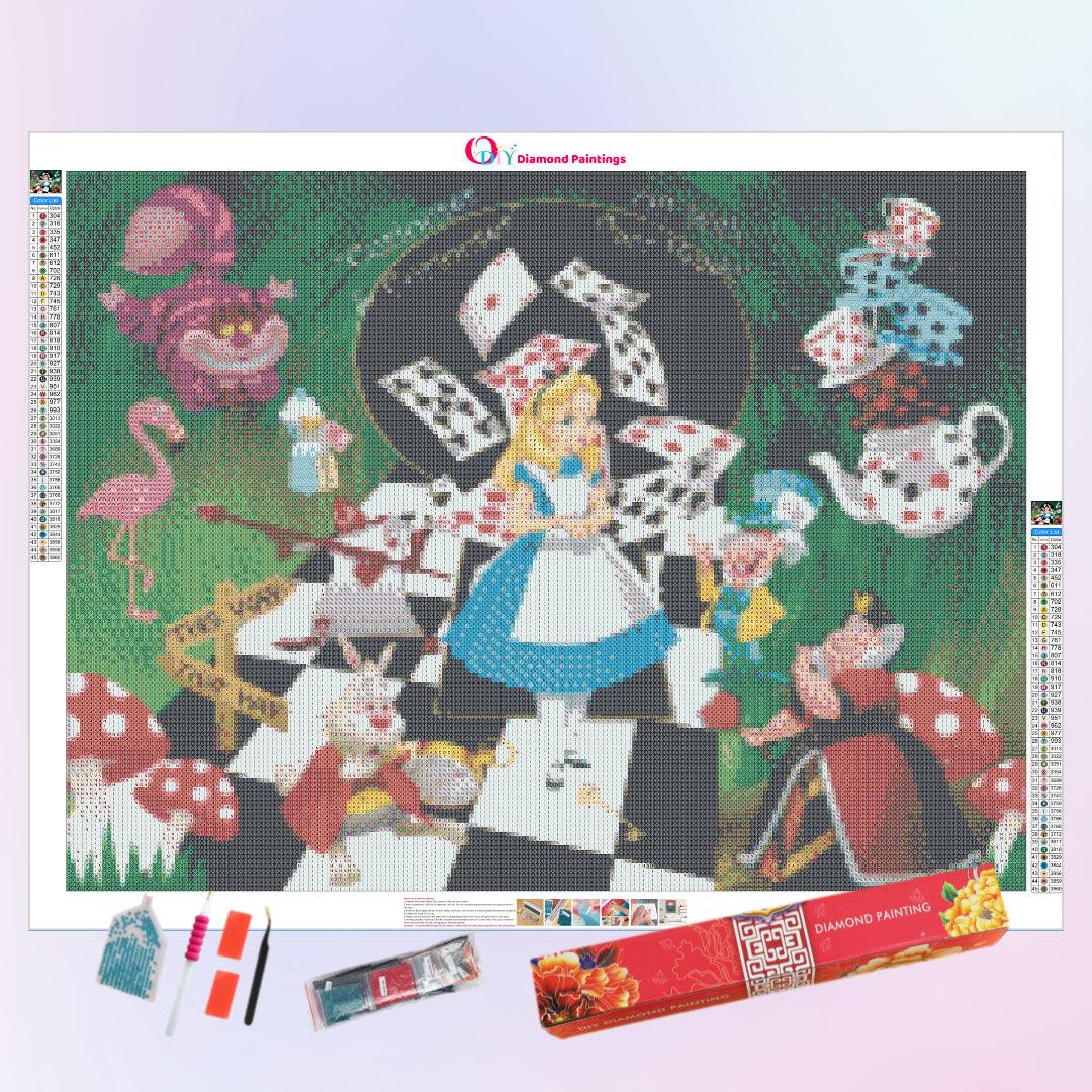 Alice with Poker Diamond Painting
