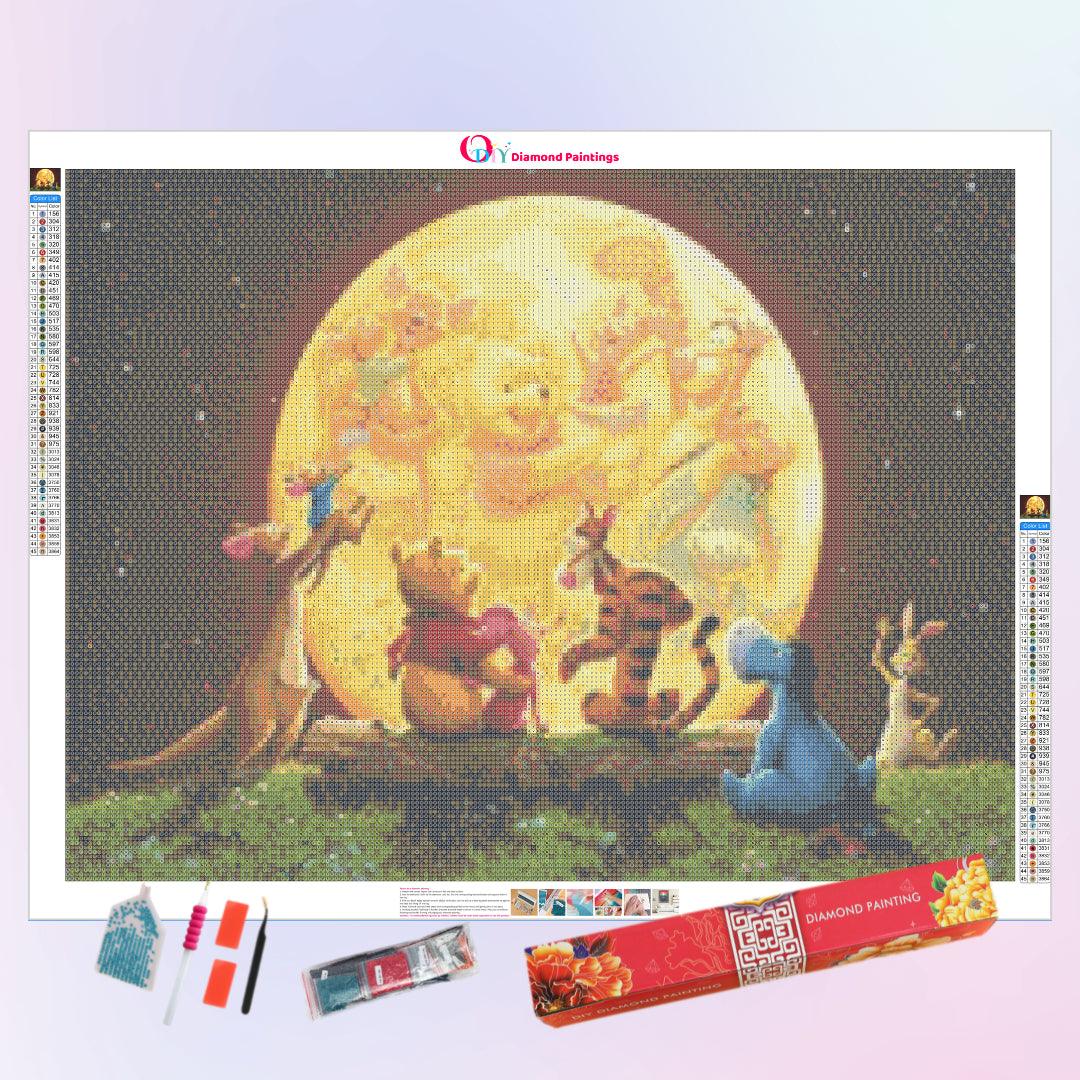 Happy Get Together under the Moon Diamond Painting