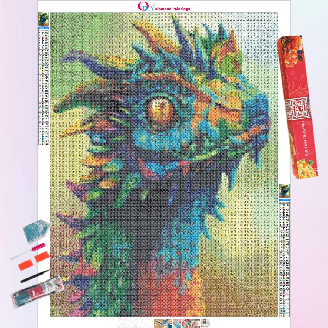 Colorful Dragon Diamond Painting