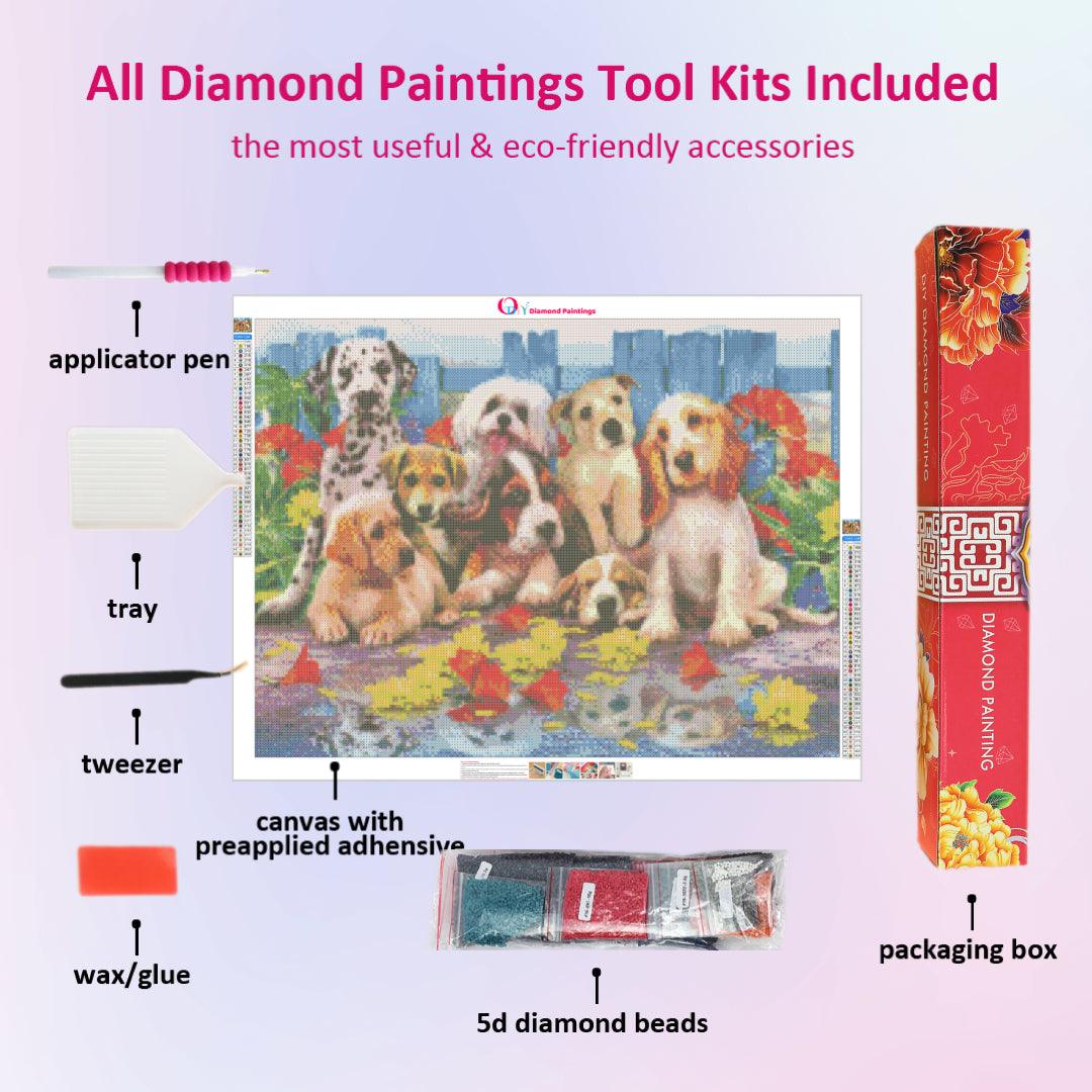 Friendly Dogs Diamond Painting