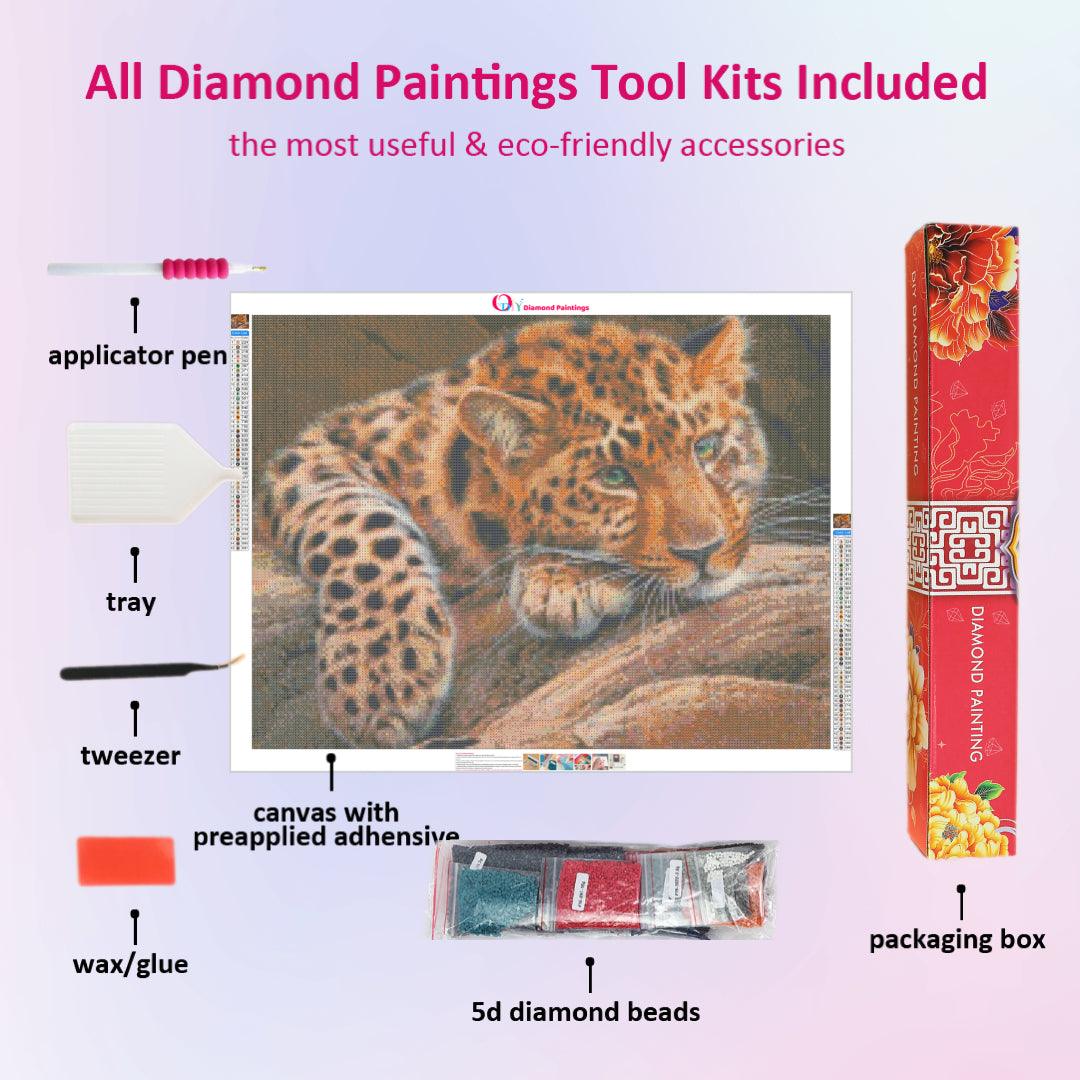 Leopard at Rest Diamond Painting