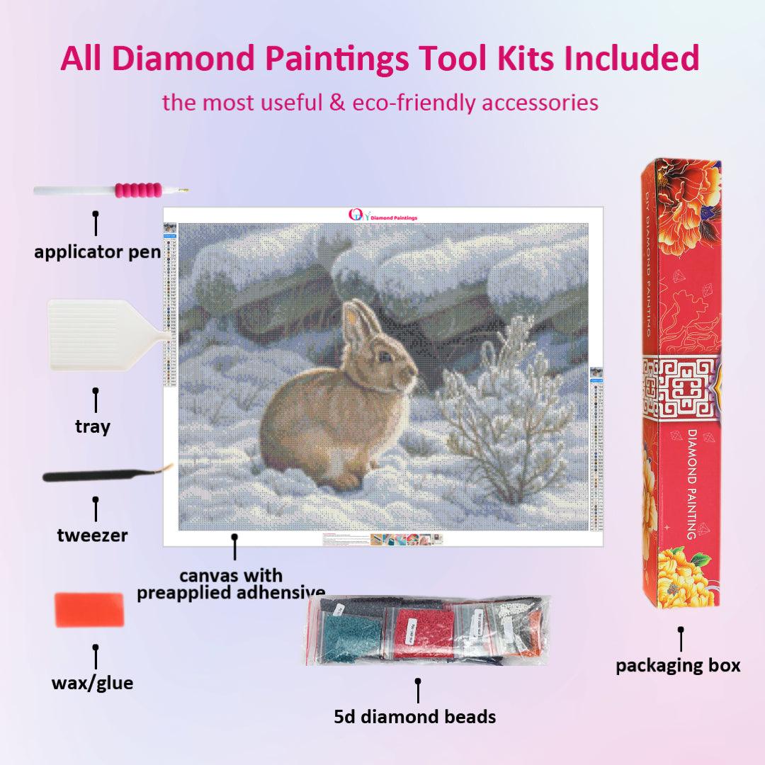 Rabbit with A Basket Easter Eggs Diamond Painting Kits 20% Off
