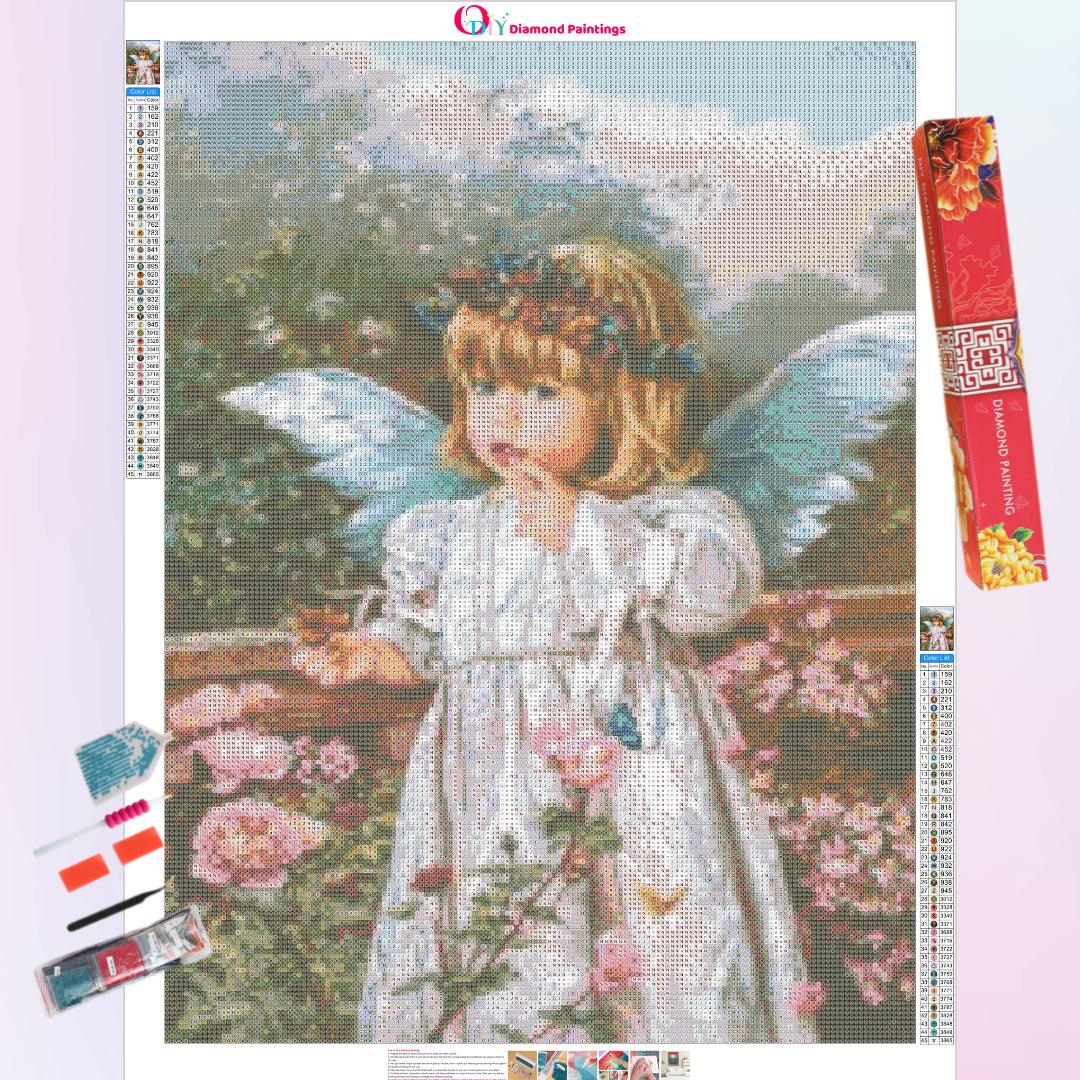 Little Angel with Butterfly Crown Diamond Painting
