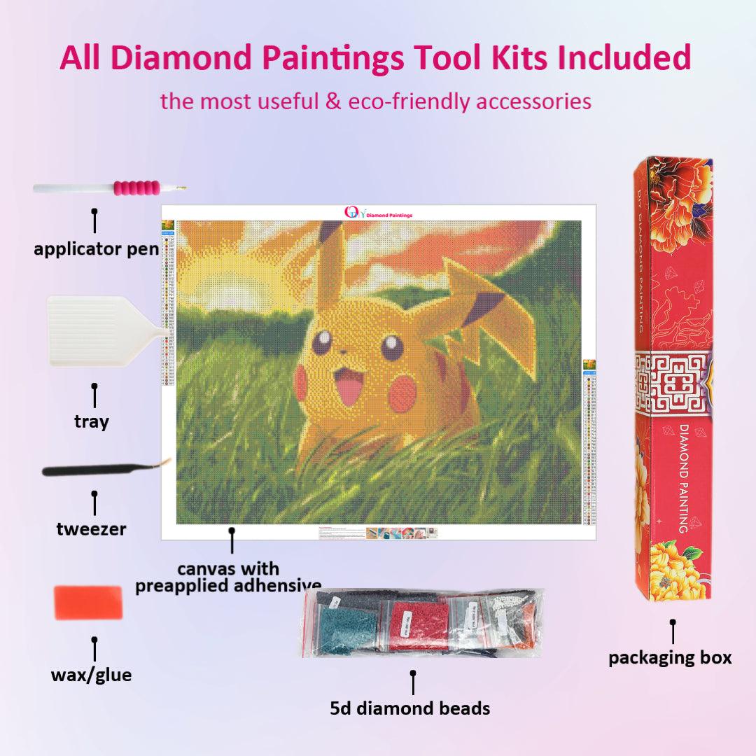 Pikachu at Sunset Diamond Painting