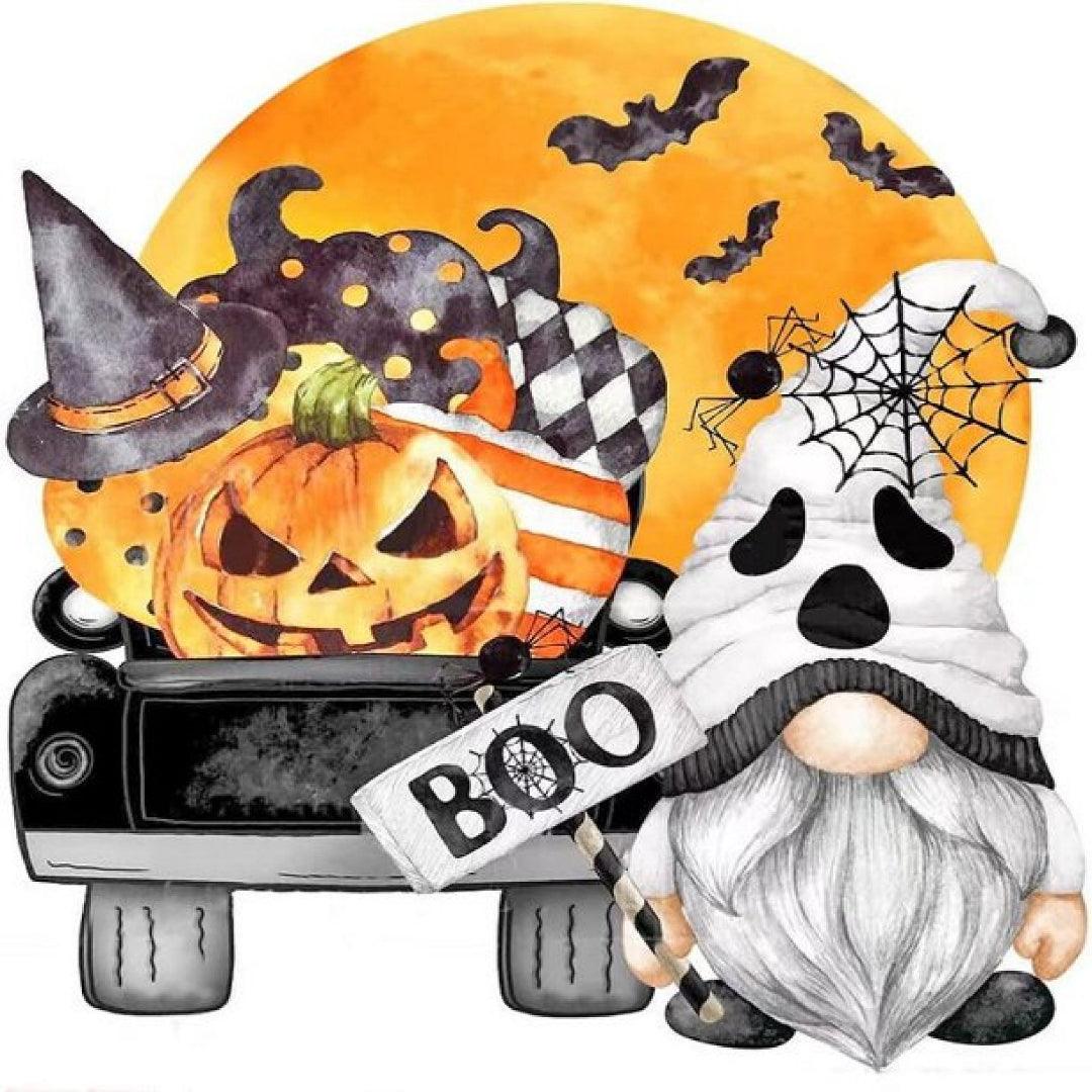 Boo! Ghost Moving for Halloween Diamond Painting
