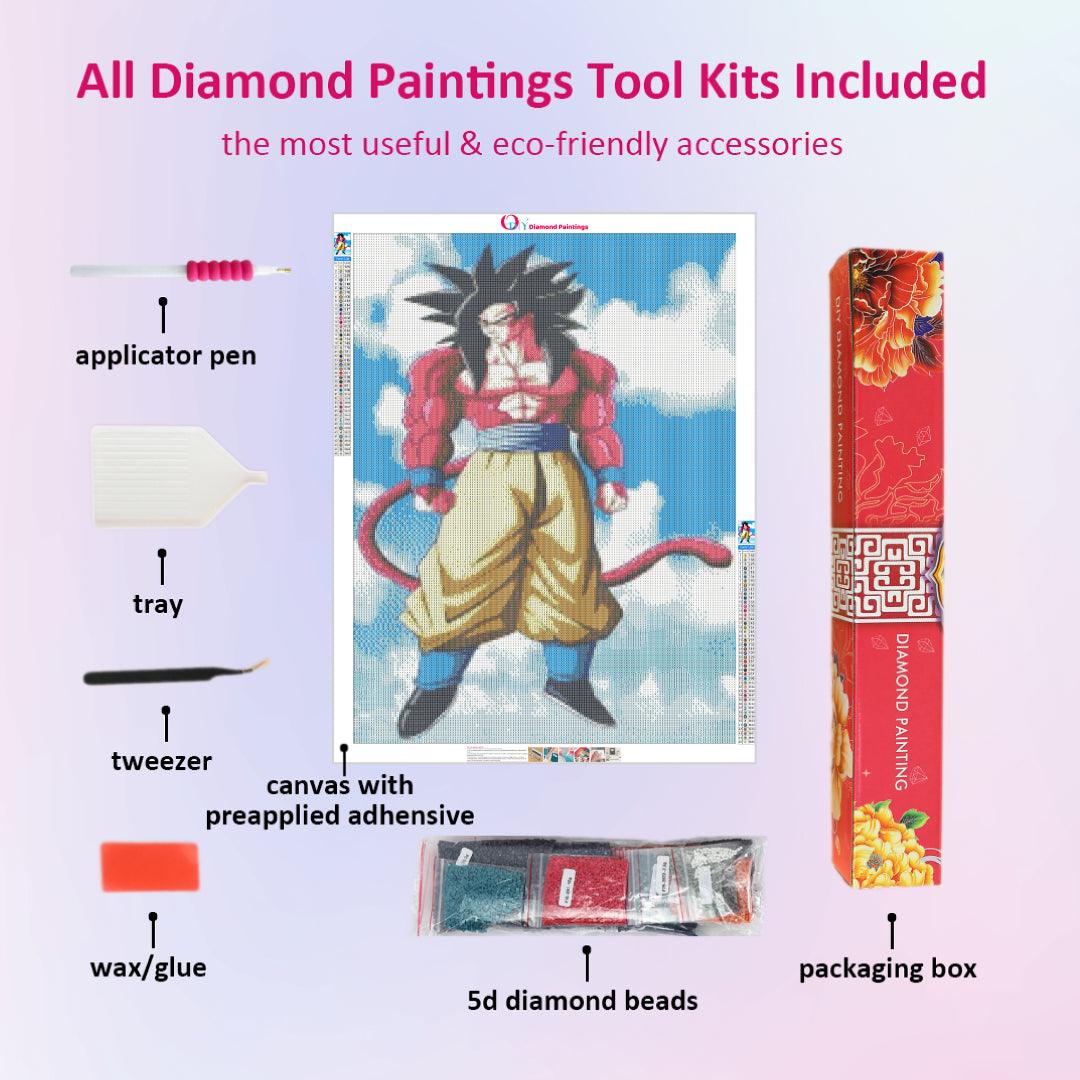 Goku Super Saiyan IV Diamond Painting