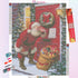 Santa Claus in Front of the Door Diamond Painting