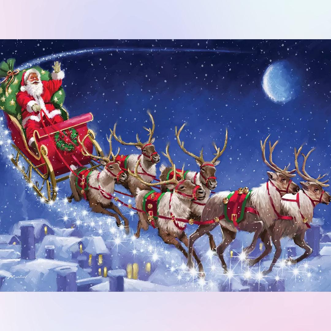 Santa Claus on the Way Diamond Painting