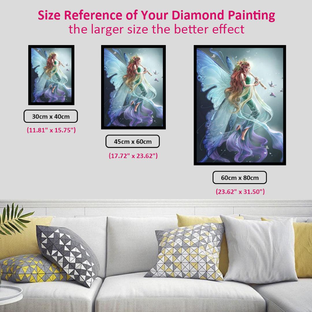 Fairy Playing the Flute Diamond Painting