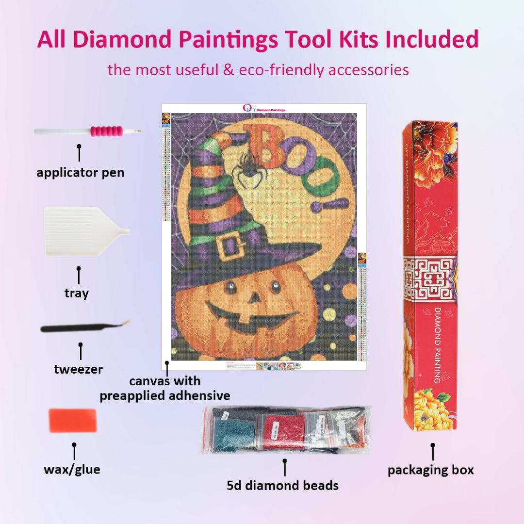 Mr. Pumpkin Diamond Painting