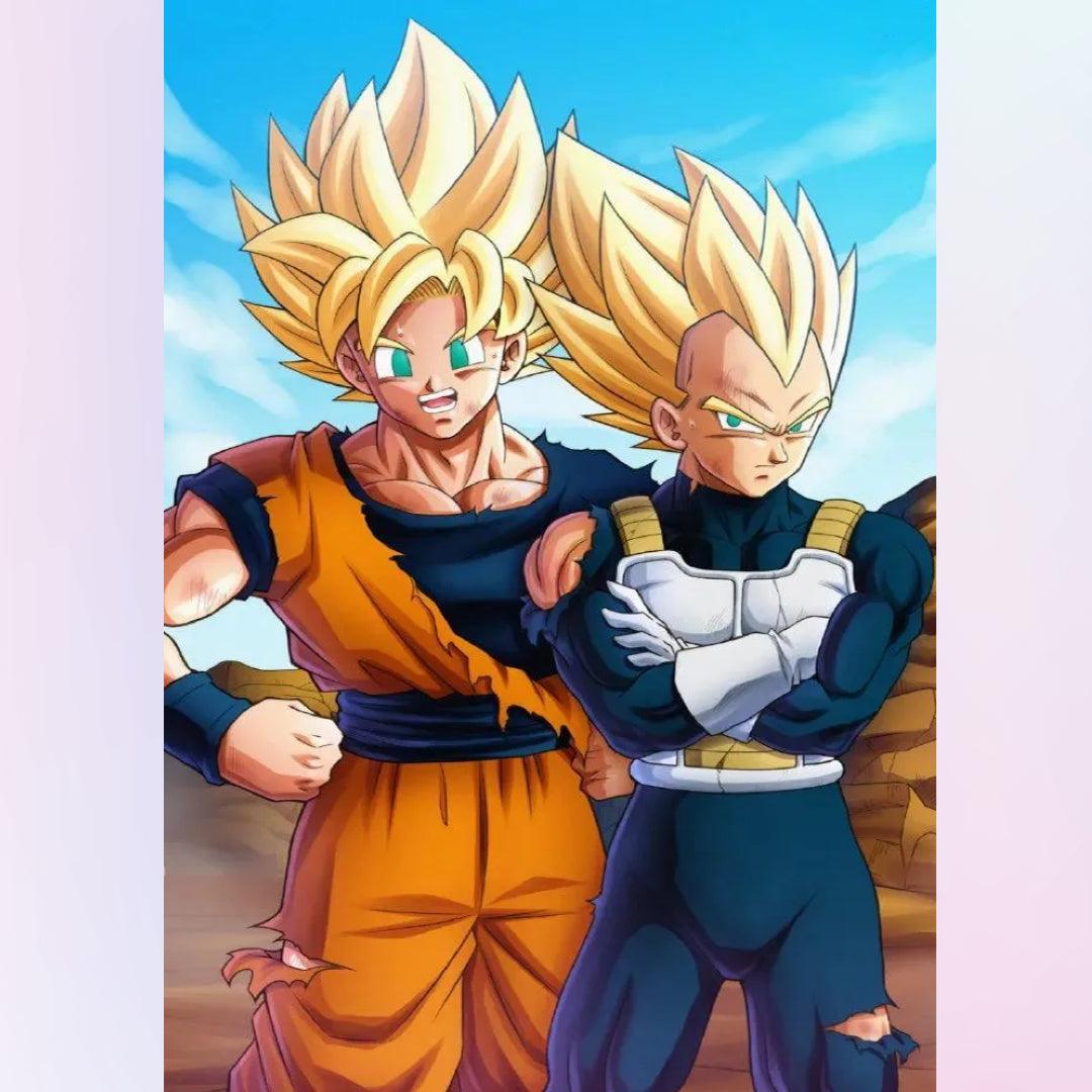 Goku and Vegeta Good Brothers Diamond Painting