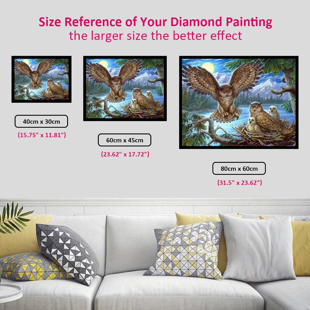 Owl Family Diamond Painting