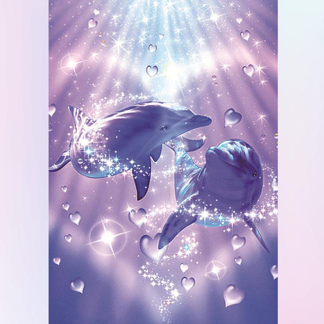Dolphin Fantasy Love Diamond Painting