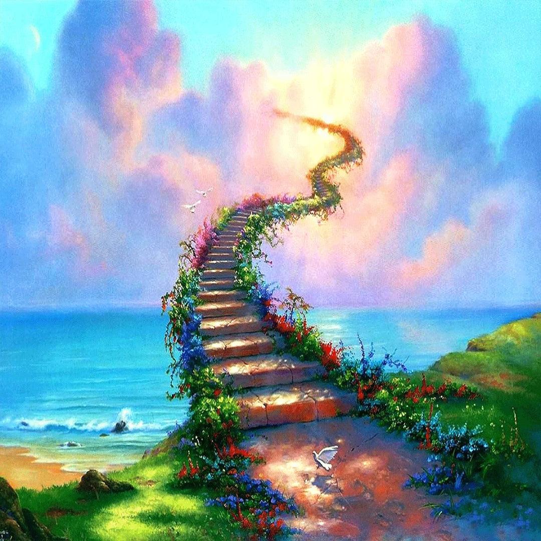 Steps From the Sea to the Sky Diamond Painting