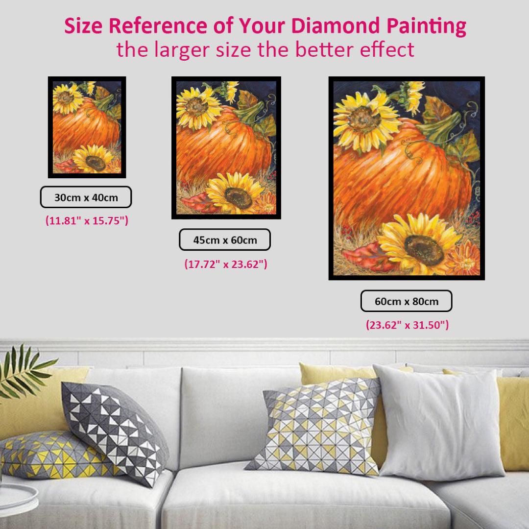 Pumpkin & Sunflower Diamond Painting