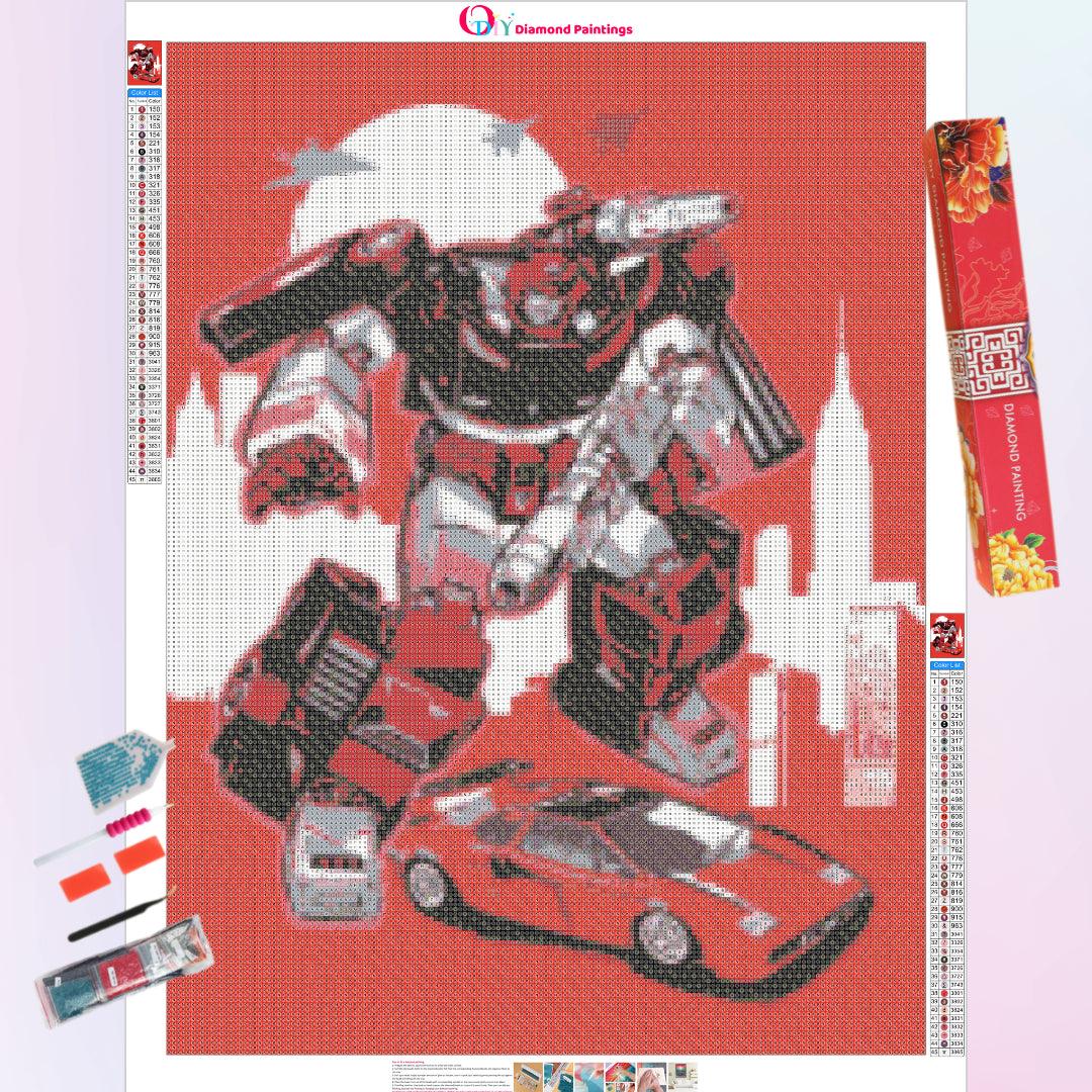 Sideswipe Transformers Diamond Painting