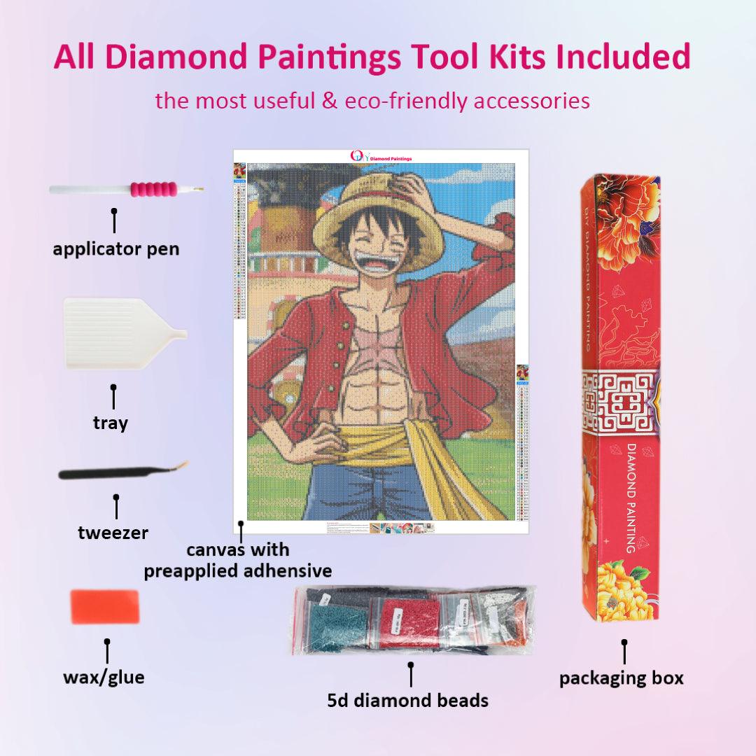 Laughing Luffy Diamond Painting