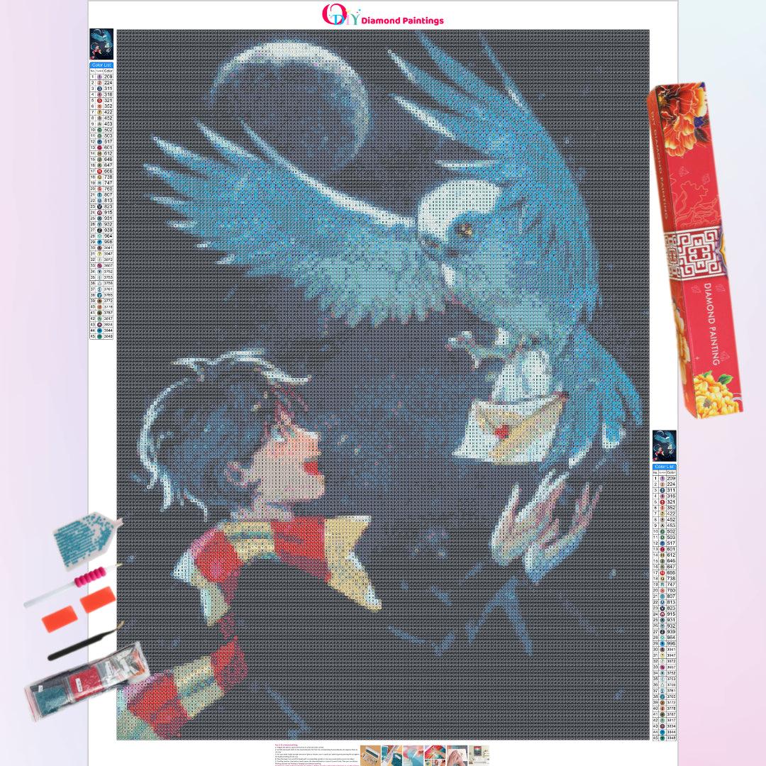 Hedwig and Harry Potter Diamond Painting