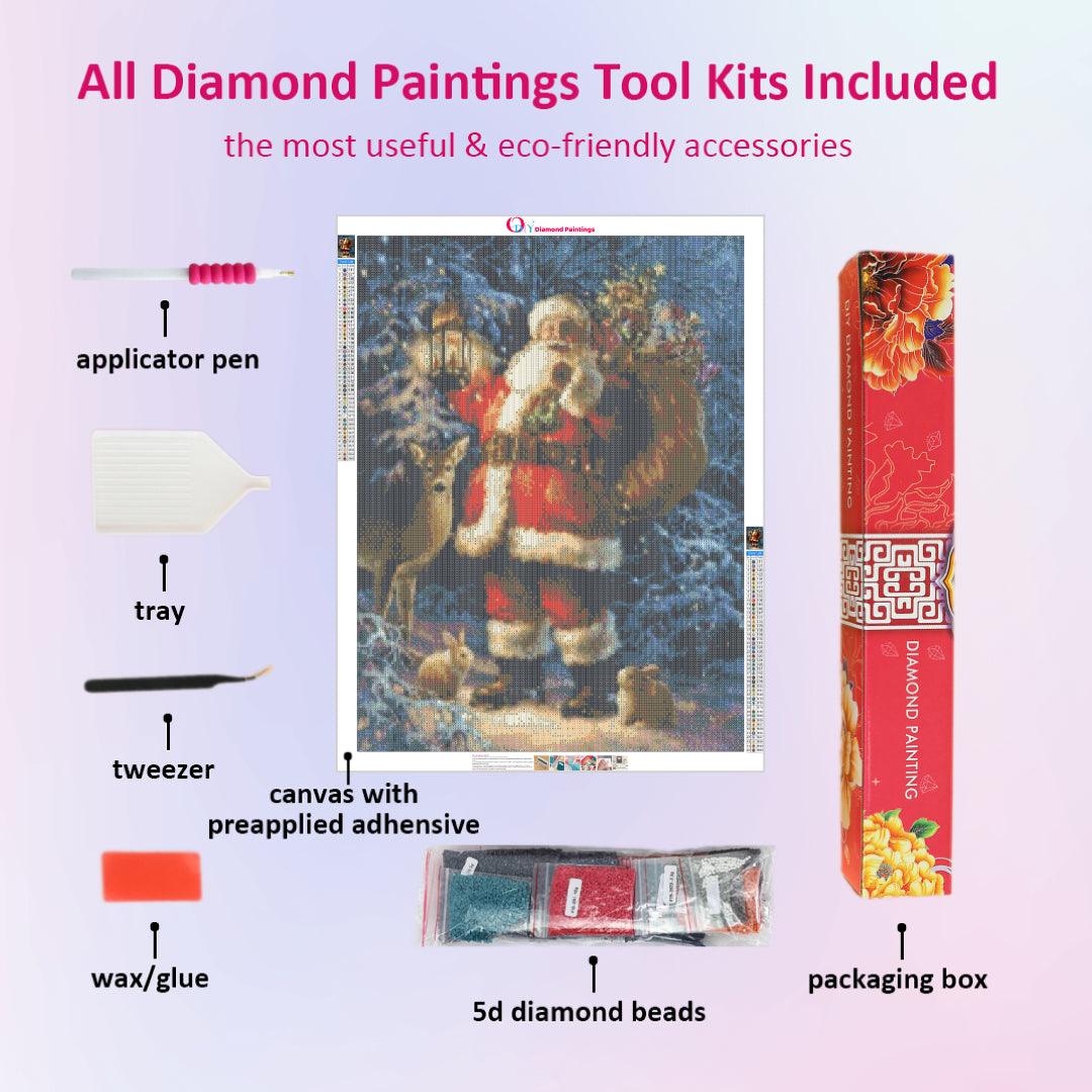 Santa Claus Sending Gifts Diamond Painting