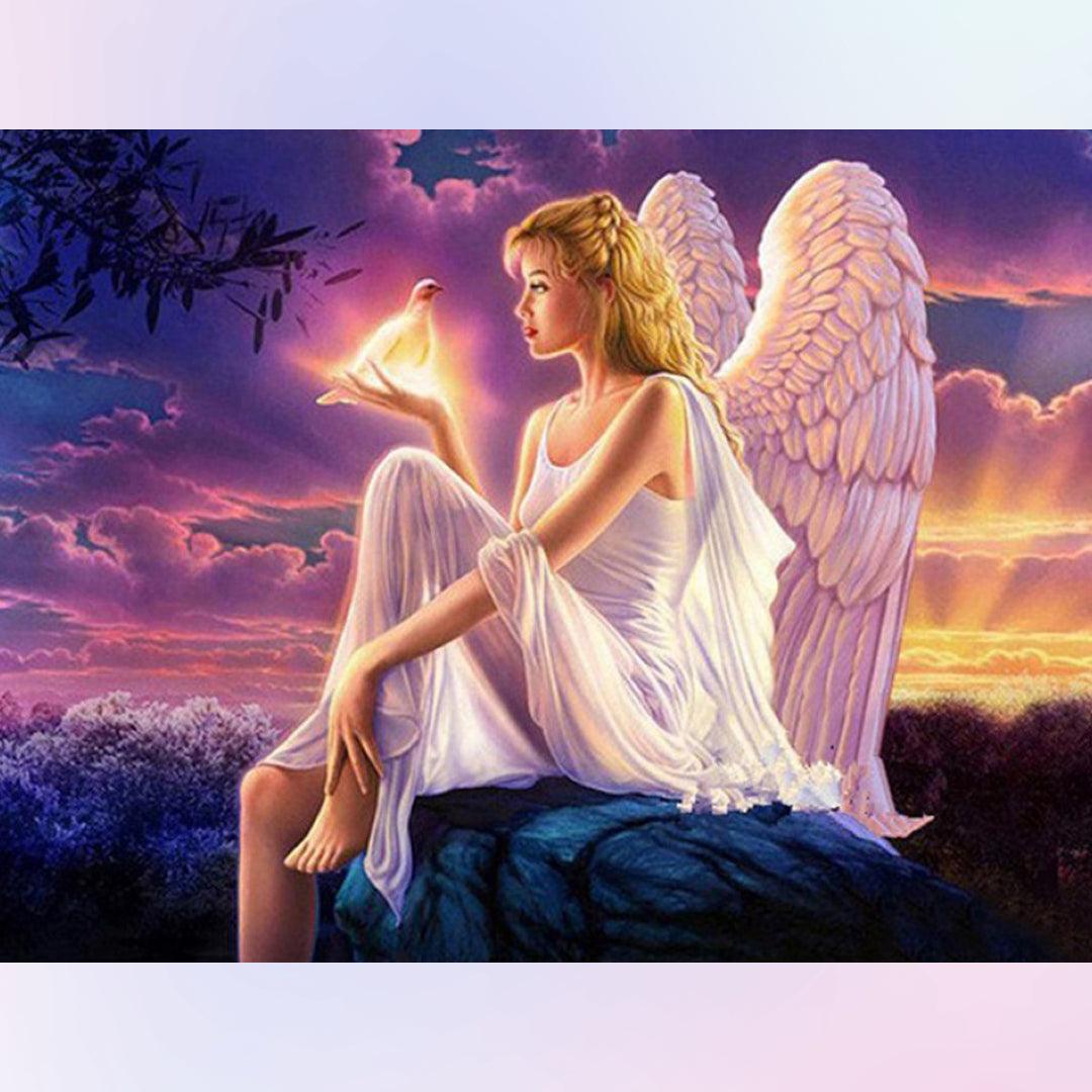Angel with Peace Diamond Painting