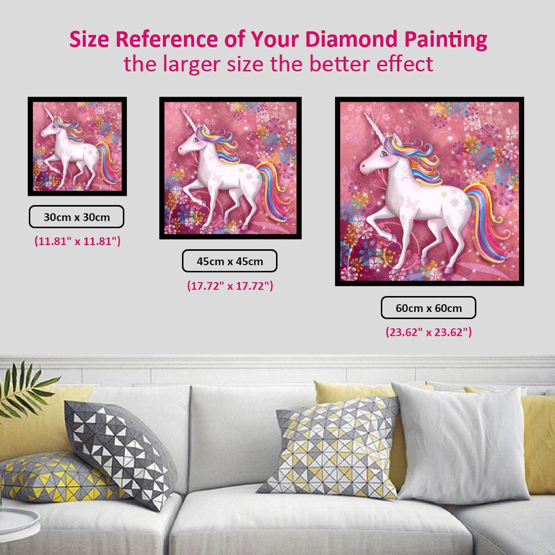 The Shy Unicorn Diamond Painting