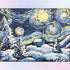 Snowy Starry Night Diamond Painting