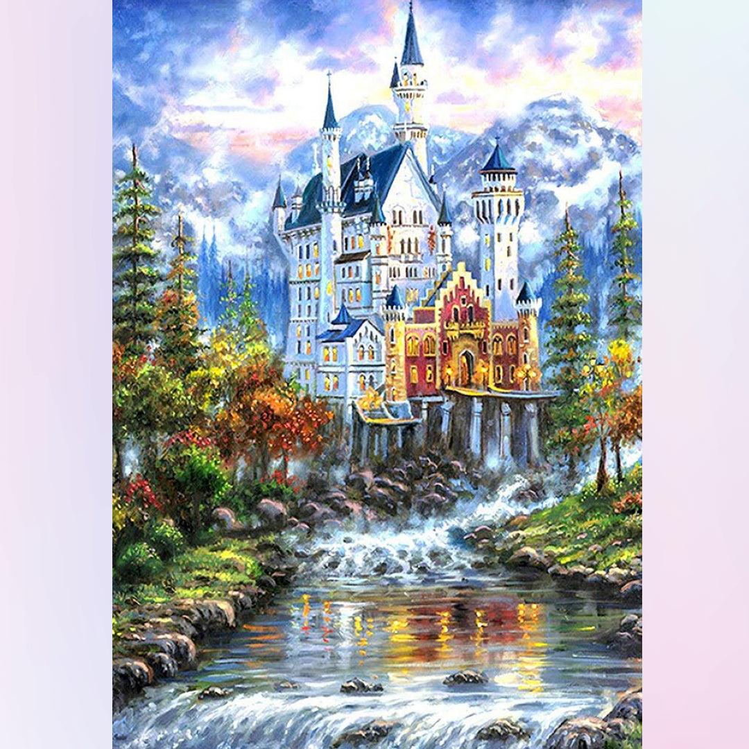 Castle in the Forest Diamond Painting