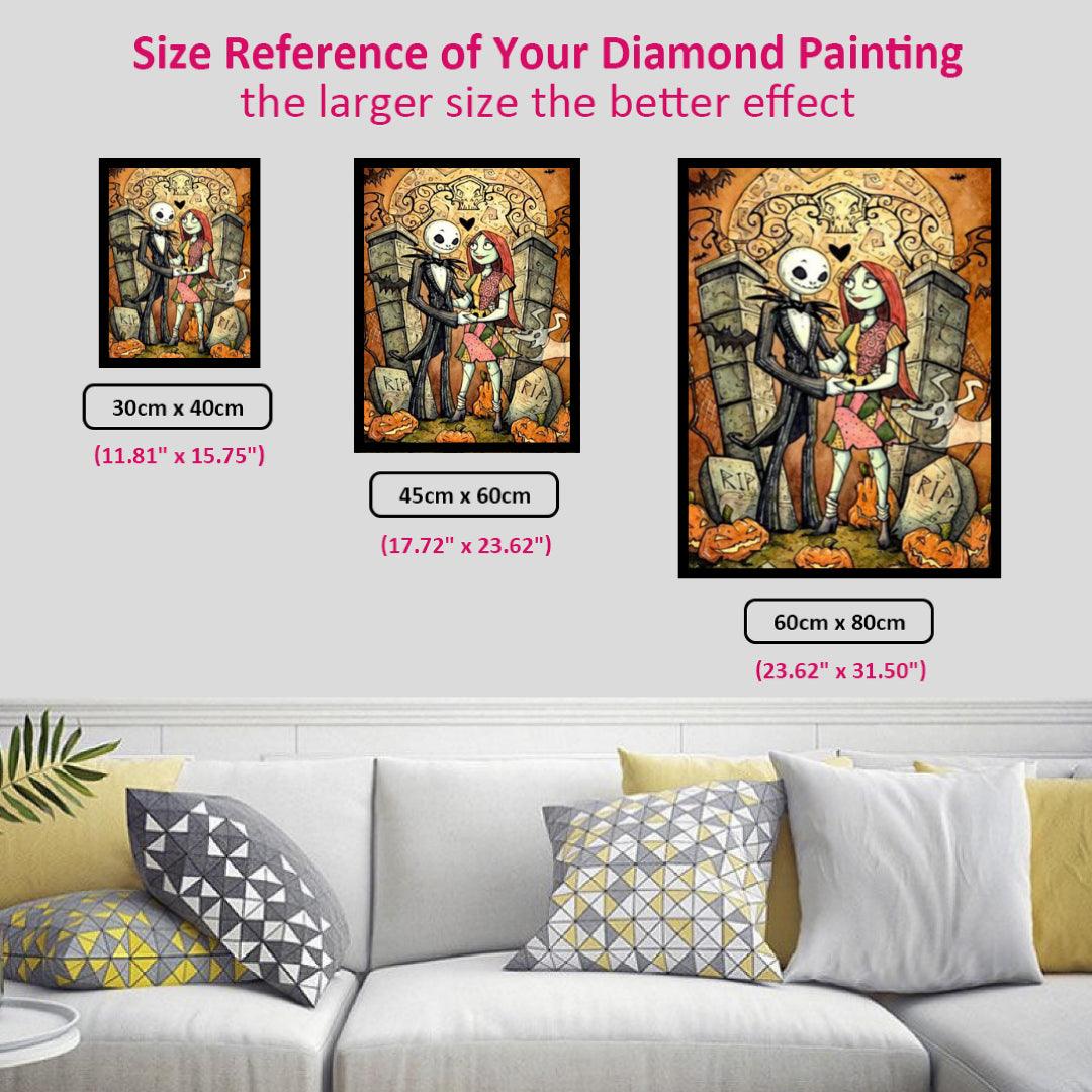 Skull Love in Everywhere Diamond Painting