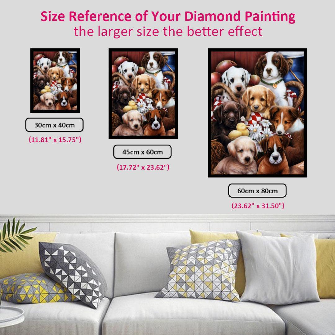 Dogs Group Photo Diamond Painting