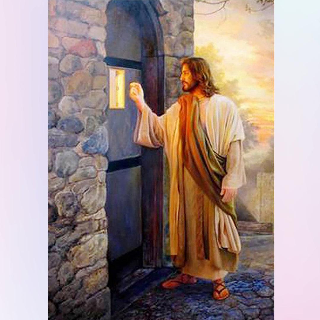 Jesus Knocking at the Door Diamond Painting