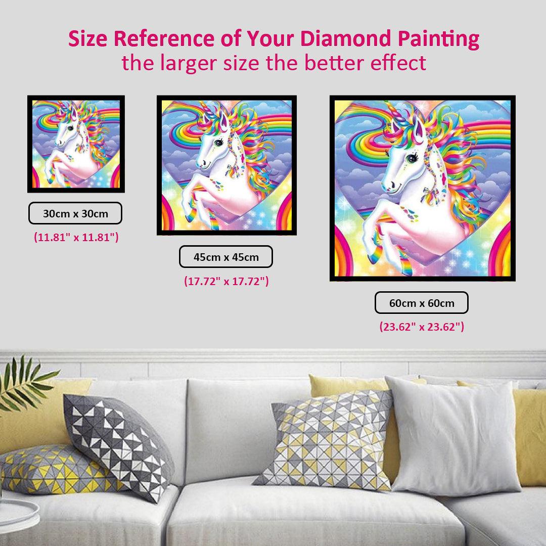 Beautiful Rainbow Unicorn Diamond Painting