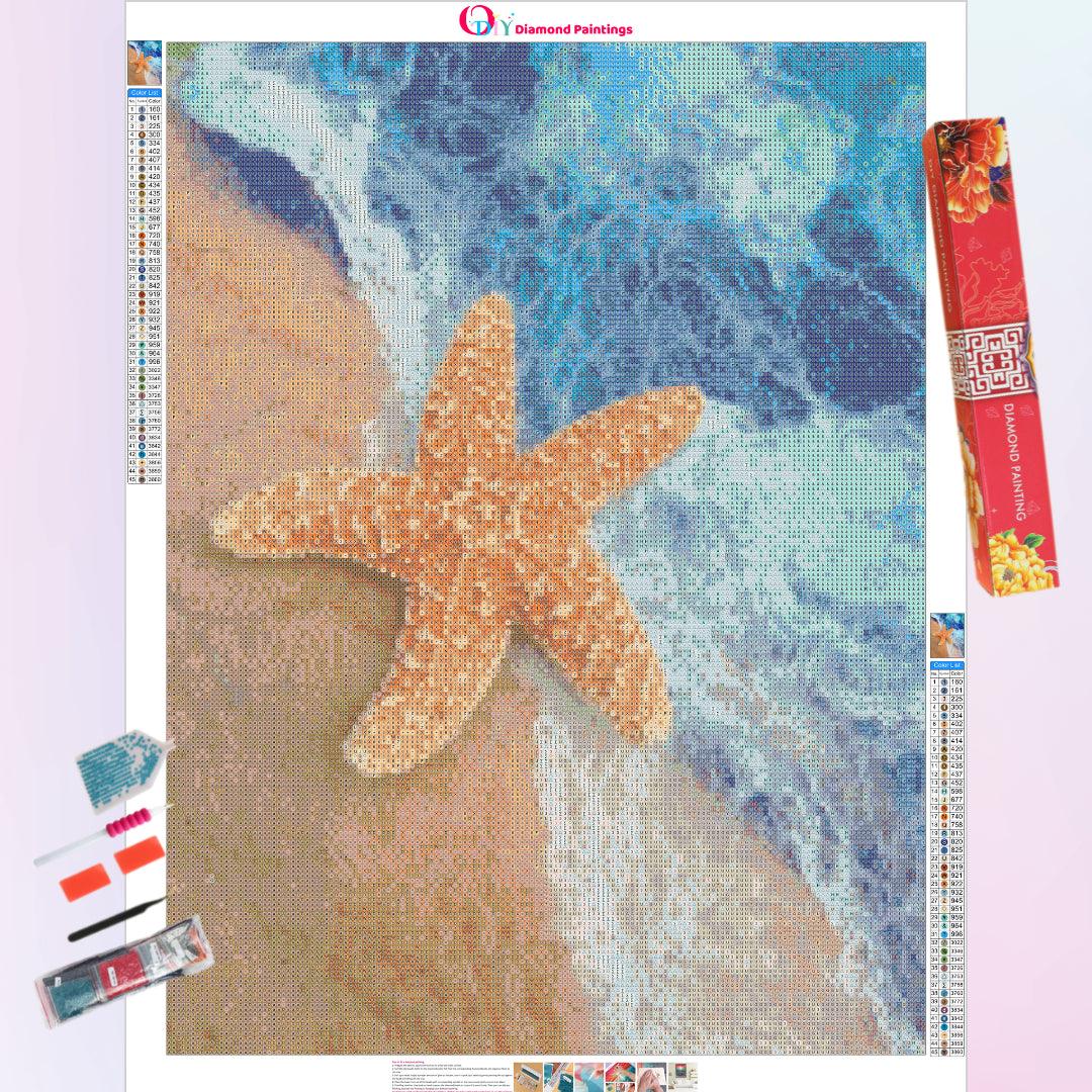 Starfish on the Beach Diamond Painting