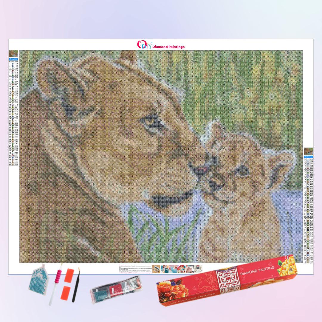 Lion Endearing Diamond Painting