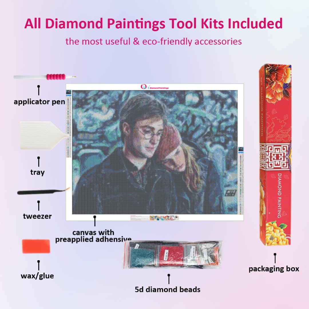 Harry & Hermione in the Cold Winter Diamond Painting