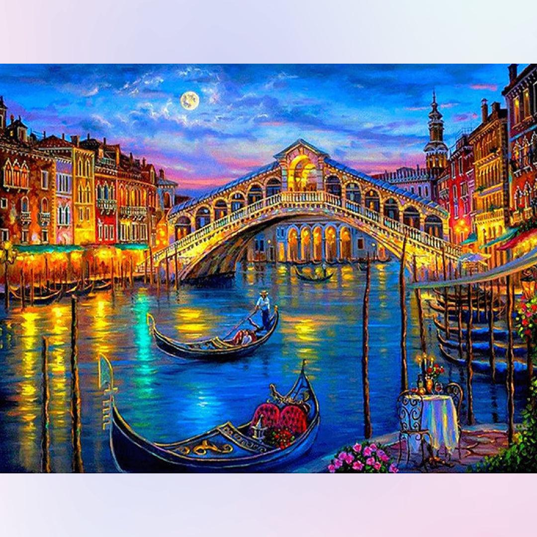 Night View of Venice Diamond Painting