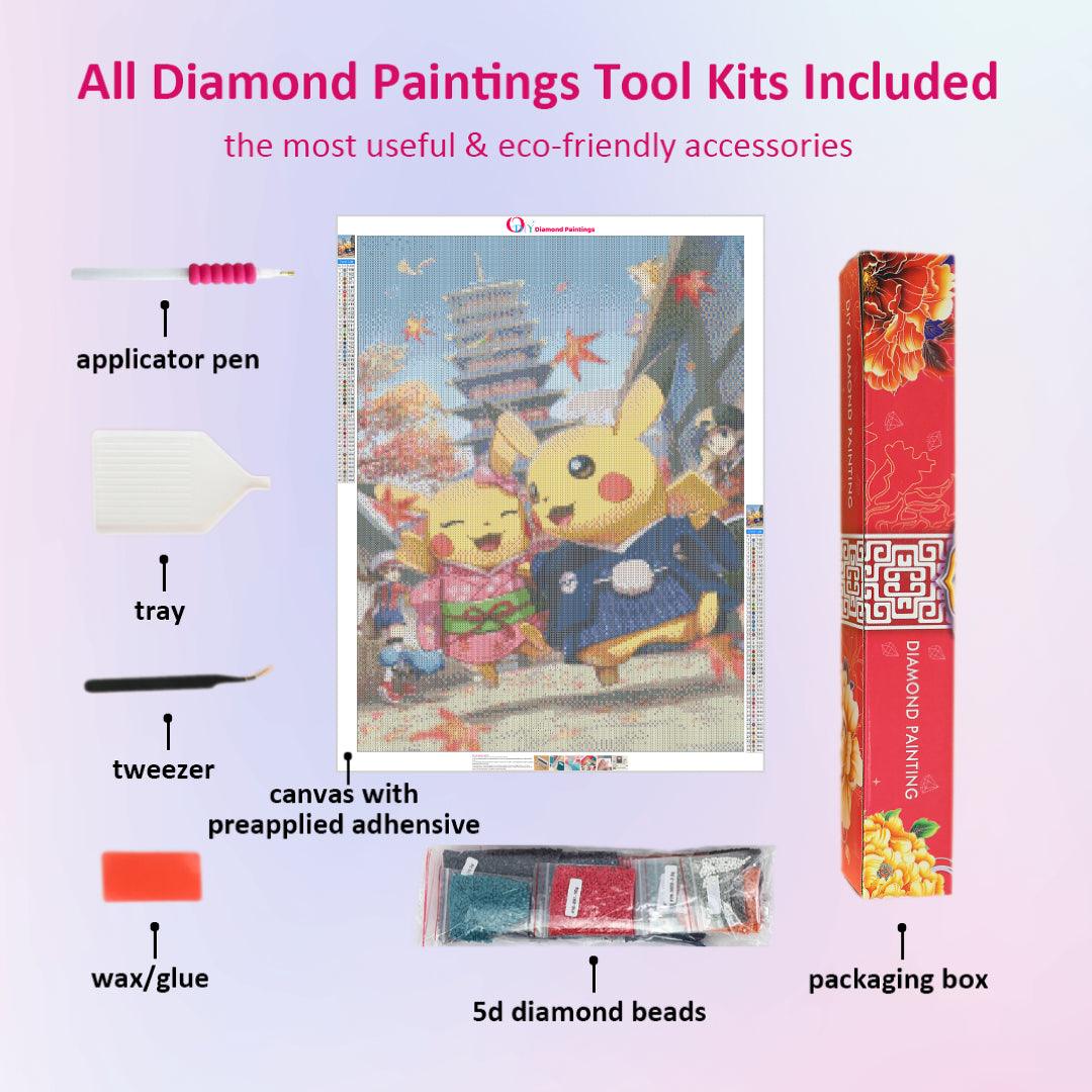 Pikachu's Happy Dating Diamond Painting