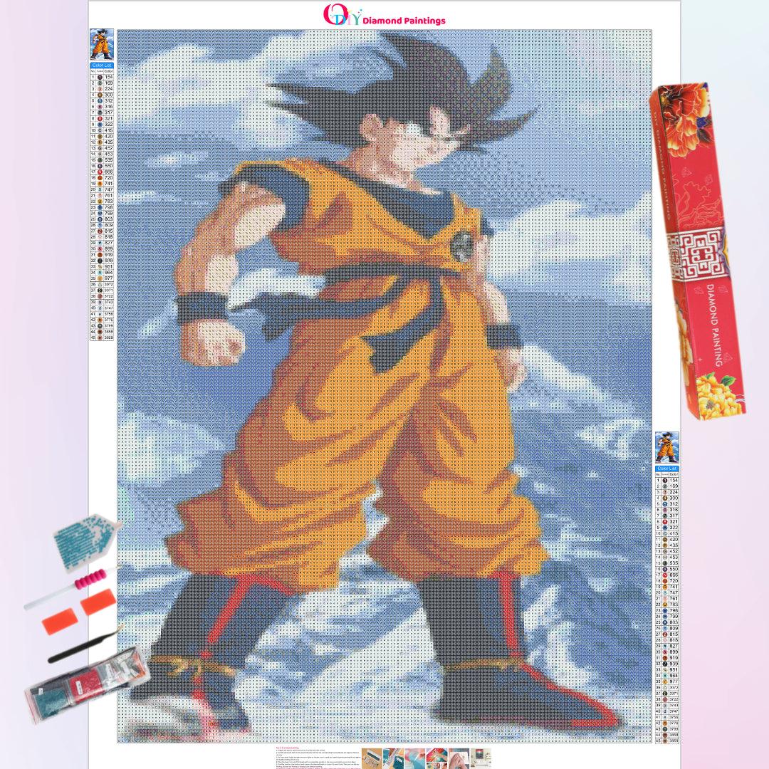 Serious Goku Diamond Painting