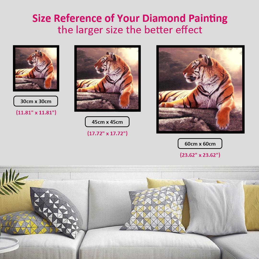 The Tiger's Gaze Diamond Painting