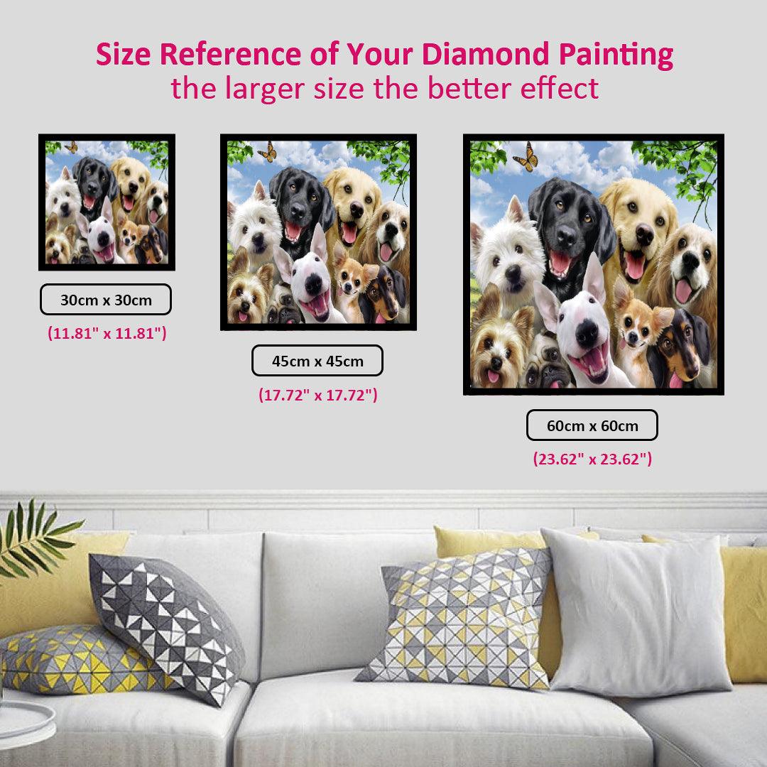 Dogs Group Diamond Painting