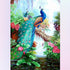 Peacocks in Forest River Diamond Painting