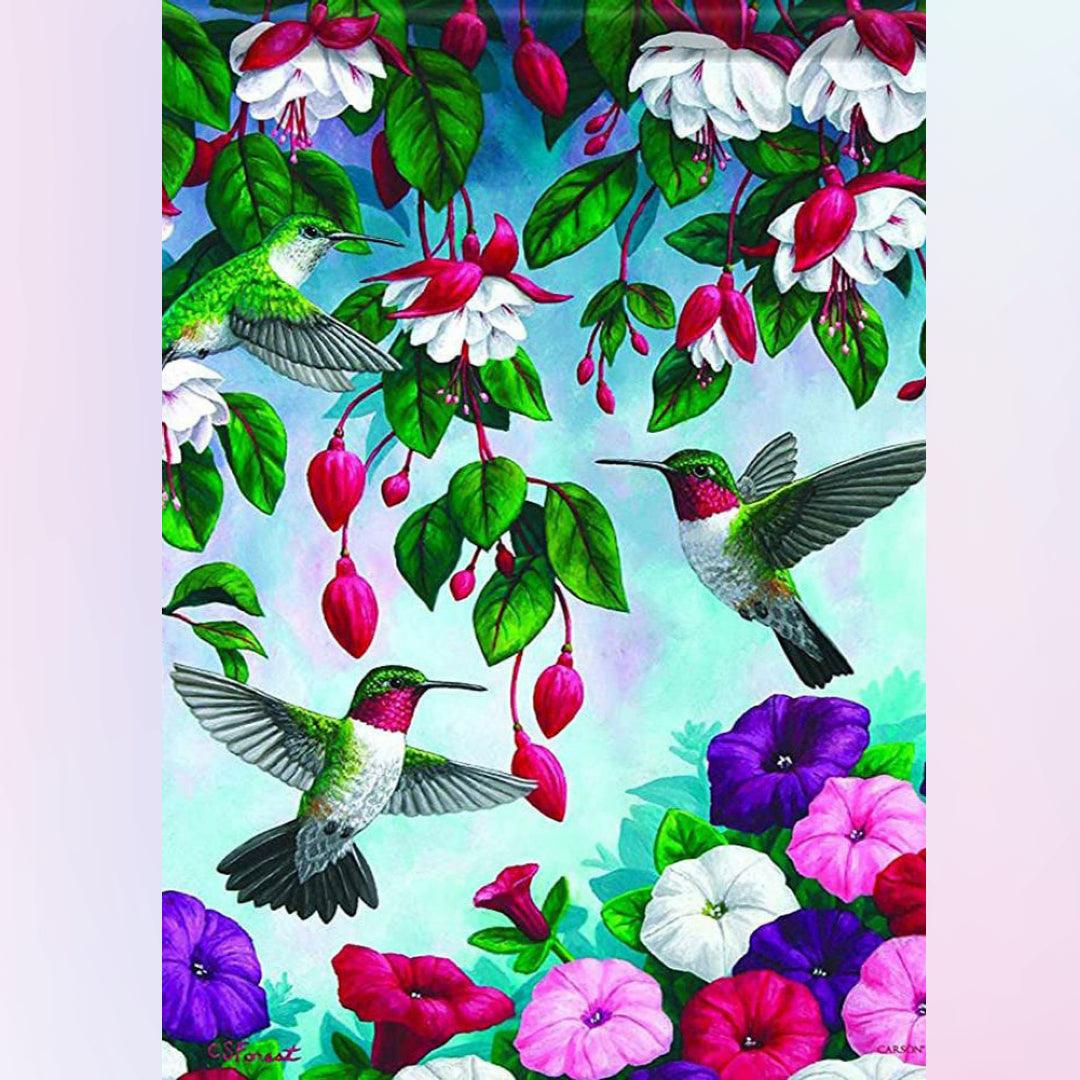 Hummingbird's Paradise Diamond Painting