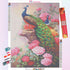 Peacock in Flowers Diamond Painting