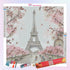 Eiffel Tower with Cherry Blossom Avenue Diamond Painting