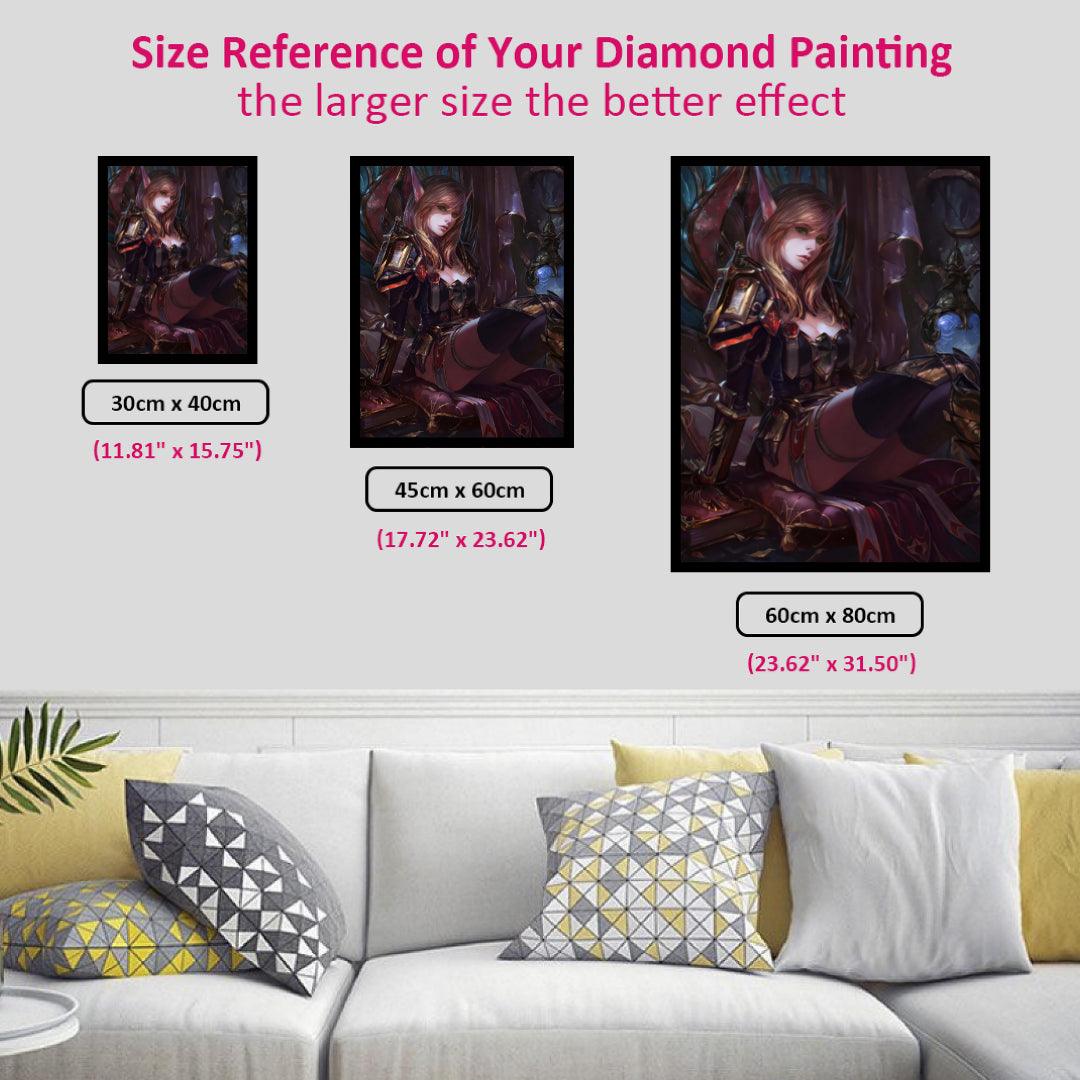 Blood Elf Hunter I Remember Your Eyes Diamond Painting